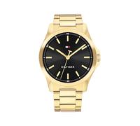 Tommy Hilfiger Bruce Analog Quartz Watch for Men with Silicon and Stainless Steel Bracelet