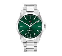 Tommy Hilfiger Bruce Analog Quartz Watch for Men with Silicon and Stainless Steel Bracelet