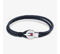 Tommy Hilfiger Bruce Braided Blue Leather Bracelet 2790656