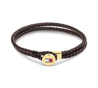 Tommy Hilfiger Bruce Leather 2790670S - Man - 43 mm - Analogue - Quartz - Mineral Glass Brown/Gold 17 cm