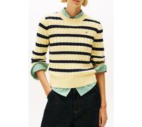 Tommy Hilfiger Cable knit crew neck Sweater 14 (L) Yellow