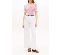 Tommy Hilfiger Cable Knit Crew Neck Top Preppy Classic Pink size M | Knitted Sweaters Outlet | Women | Pink M