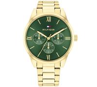 Tommy Hilfiger Analogue Multifunction Quartz Watch for Women with Gold Colored Stainless Steel Bracelet - 1782746