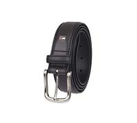 Tommy Hilfiger Casual Jeans Belt Boy Belt, Black Logo, 44