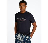 Tommy Hilfiger Center Stack Mens T Shirt - Desert Sky - Desert Sky - XL