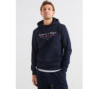 Tommy Hilfiger Centre Stack Hoodie - Navy, Navy, Size 2Xl, Men Navy