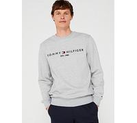 Tommy Hilfiger Chest Logo Crew Sweat - Light Grey, Light Grey, Size 2Xl, Men Light Grey