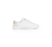 Tommy Hilfiger Women's Chic Elegant Court Trainers, White (White), 5