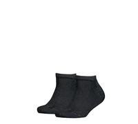 Tommy Hilfiger Children unisex's Sneaker Socks, Black, 35/38 (pack of 2)