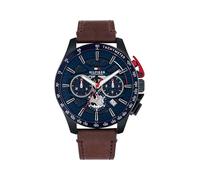 Tommy Hilfiger Chronograph Quartz Watch Brown with Brown Leather Strap - 1792268
