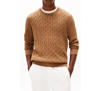 Tommy Hilfiger Classic Cotton Cable Highland Khaki Heather size S | Sweaters Outlet | Men | Brown S