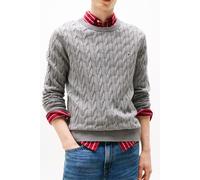 Tommy Hilfiger Men's Classic Cotton Cable Crew Neck Mw0mw33132 Pullover Sweater