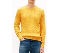 Tommy Hilfiger Classic Cotton Cable Morning Side Yellow Heather size XXL | Sweaters Outlet | Men | Yellow XXL