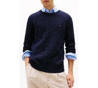 Tommy Hilfiger Classic Cotton Cable Navy Blue size XXL | Sweaters Outlet | Men | Blue XXL