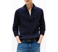 Tommy Hilfiger , Blue Half Zip Sweatshirt Classic Style ,Blue male, Sizes: L, M, XL, S