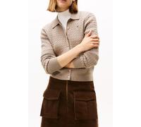 Tommy Hilfiger Co Cable Fine Gg Polo Heathered Taupe size XS | Sweaters Outlet | Women | Black XS