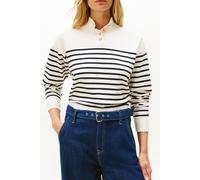 Tommy Hilfiger Co Jersey Gold Button Sweater Placed Thin Navy size 3XL | Sweaters Outlet | Women | Yellow 3XL