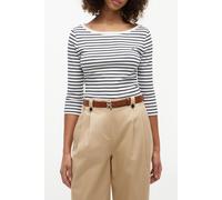 Tommy Hilfiger Cody Boat-neck 3/4 Sleeve Breton Stripe Ecru/dark Night Navy size S | Longsleeves Outlet | Women | Brown S