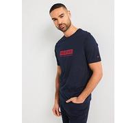 Tommy Hilfiger Colour Graphic T-Shirt - Navy, Navy, Size S, Men Navy