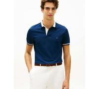 Tommy Hilfiger Contrast Collar Block Regular Fit Mens Polo - Carbon Navy - Carbon Navy - L