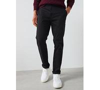 Tommy Hilfiger Core Denton Essential Twill Chino Trousers, Black, Size 38, Inside Leg Regular, Men Black
