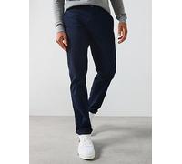 Tommy Hilfiger Core Denton Essential Twill Chino Trousers, Navy, Size 32, Inside Leg Regular, Men Navy