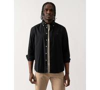 Tommy Hilfiger Core Flex Poplin Mens Long Sleeve Shirt - Black - Black - L
