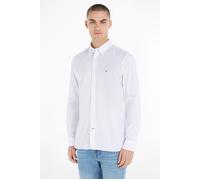 Stretch Cotton Poplin Shirt in Regular Fit White
