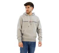 Tommy Hilfiger Hoodie Core Logo Pullover Hoody Mens Grey Sweatshirt