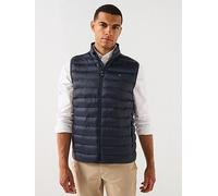 Men's Tommy Hilfiger Core Packable Recycled Mens Gilet - Blue/Black - Size: 38/Regular