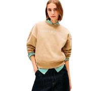 Tommy Hilfiger Women's CORP LOGO MDRN SWTSRT WW0WW47831 Pullover Sweatshirt, BEIGE (Driftwood Taupe), L