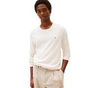 Tommy Hilfiger Cotton Solid V Neck Sweater Lightweight Pullover Men's, Ivory Petal, XL