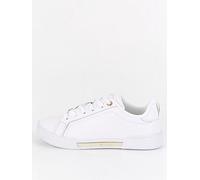 Tommy Hilfiger Court Trainer - White, White, Size 40, Women White