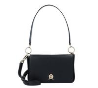 Tommy Hilfiger Crest Shoulder Bag Leather 21.5 cm black