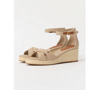Tommy Hilfiger Criss-Cross Womens Wedge Espadrille - Horseradish - Horseradish - UK7 EU41 US9.5