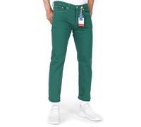 Tommy Hilfiger - Cropped Mens Slim Fit Stretch Denim Jeans Green - Slater Egco