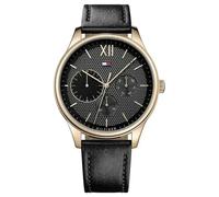 Tommy Hilfiger Damon 1791419 Men's Watch - 44mm Black Dial Leather