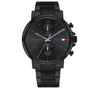 Tommy Hilfiger Daniel 1710414 Men's Multifunction Watch - 44mm Black Dial Black Bracelet