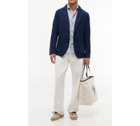 Tommy Hilfiger Dc Gmd Linen Blazer Navy Iris size 48 | Blazers Outlet | Men | White 48