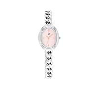 Tommy Hilfiger Demi Oval Women's Rose-Tone Dial & Stainless Steel Bracelet Watch