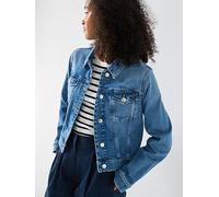 Tommy Hilfiger Women’s Denim Jacket Finn Slim with Chest Pockets, Blue (Finn), M