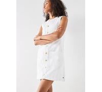 Tommy Hilfiger Denim Mini Dress, White, Size 44, Women White