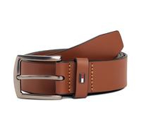 Tommy Hilfiger DENTON 3.5 EXT Belt Leather AM0AM13536GVI-100 cm - Man - Leather Brown 100 cm