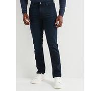 Tommy Hilfiger Denton Stretch Straight Fit Jeans, Dark Wash, Size 40, Inside Leg Regular, Men Dark Wash