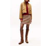 Tommy Hilfiger Df Wool Blend Reg Jacket Desert Khaki size 36 | Cropped Jackets Outlet | Women | Brown 36