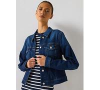 Tommy Hilfiger Doreen Slim Denim Jacket, Blue, Size Eu 42 = Uk 14, Women Blue