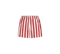 Tommy Hilfiger Drawstring Bold Stripe Swim Shorts, Medium Red - X-Large