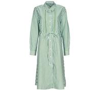 Tommy Hilfiger Dress ORG CO STRIPE MIDI SHIRT-DRESS in White FR 36