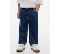 Tommy Hilfiger Elasticated Waist Wide Leg Jeans, Blue, Size Age: 5 Years Blue