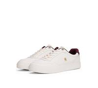 Tommy Hilfiger Elevated Court Trainers, White, Size 37, Women White